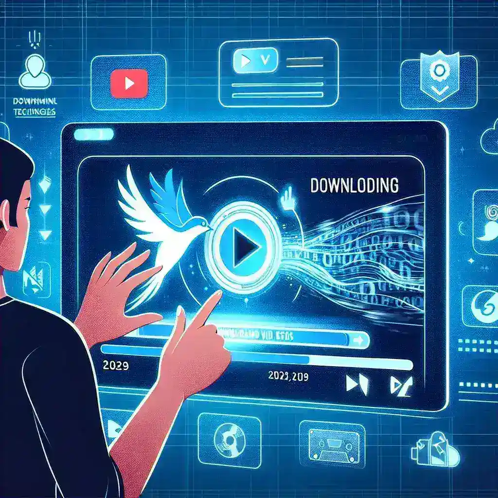 "Screenshot of sssTwitter Video Downloader interface showcasing step-by-step instructions for downloading Twitter videos easily in 2025."