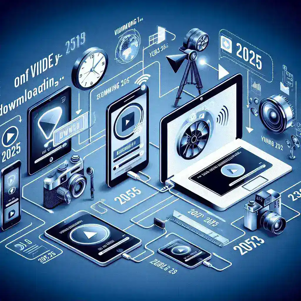 "Panduan Cara Download Video YouTube 2025 - Tampilan layar perangkat menunjukkan langkah-langkah mudah download video YouTube di berbagai perangkat"